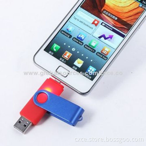 Mobile Phone USB Flash Drive, 2 to 32GB Optional, AU001